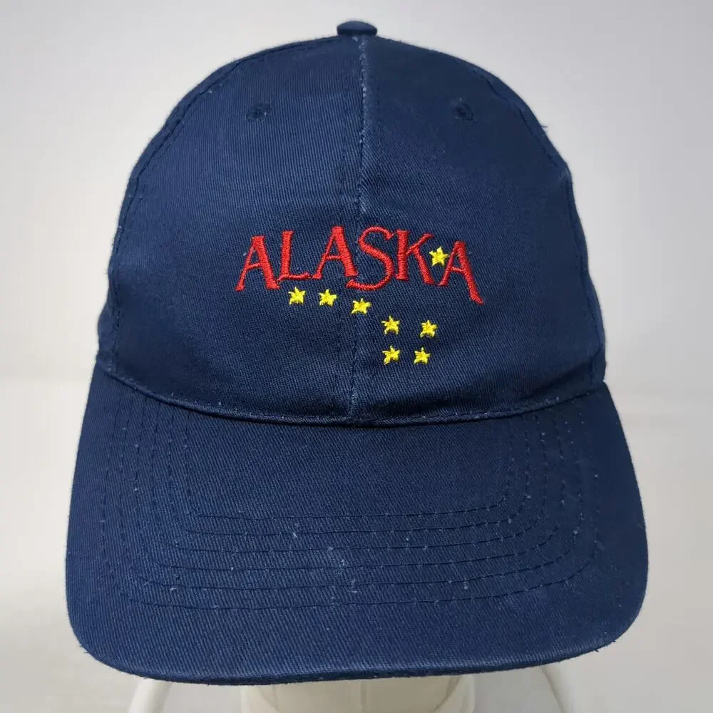 Alaska Shirt Company Snapback Hat Blue One Size Big Dipper Constellation Stars